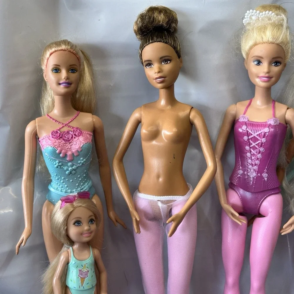 Barbie Mattel Fashionistas Ballerina Styles Lot‎ of 5 With Balance Beam Ballet